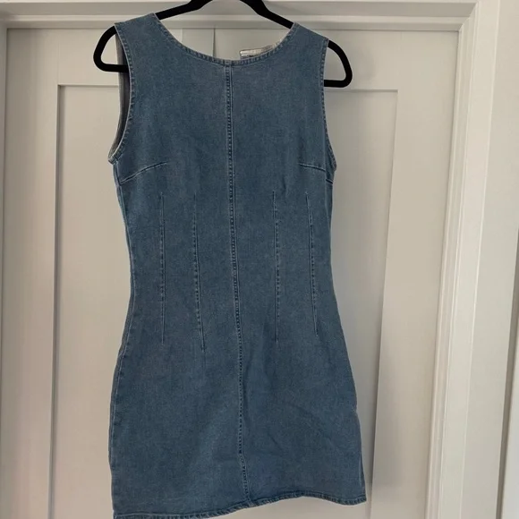 Denim Mini Dress - Picture 1 of 3